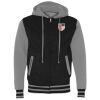 Unisex Heavyweight Varsity Full-Zip Hooded Sweatshirt Thumbnail